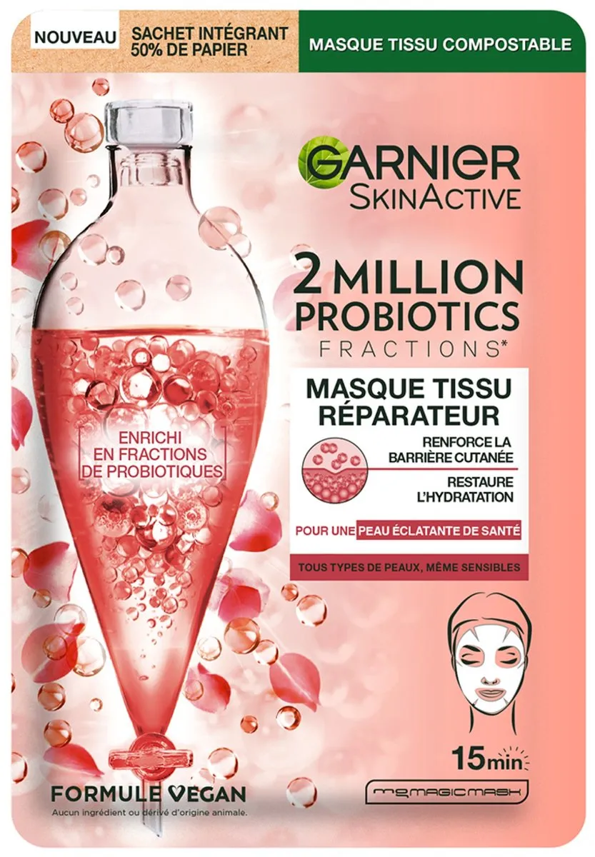 Garnier SkinActive Probiotisch Tissue Masker 28g