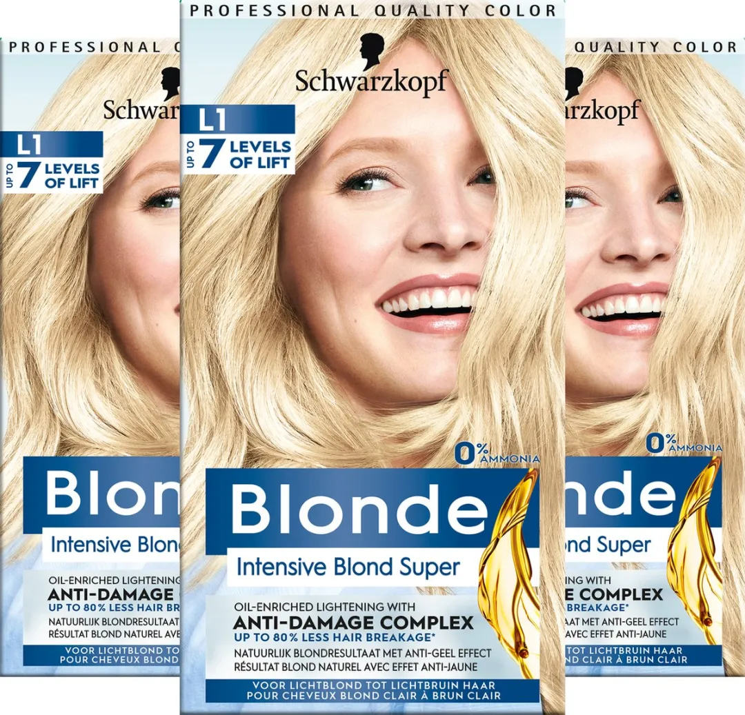 Schwarzkopf Blonde L1 Intensive Blonde Super Haarverf 627ml
