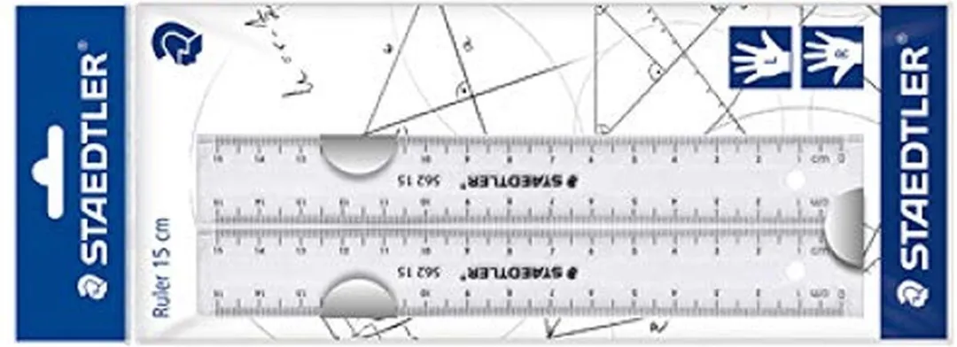 STAEDTLER Minerva Beletteringssjabloon 7mm - 2 Stuks Transparant - afbeelding 5 van 5