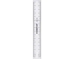 STAEDTLER Minerva Beletteringssjabloon 7mm - 2 Stuks Transparant - afbeelding 3 van 5