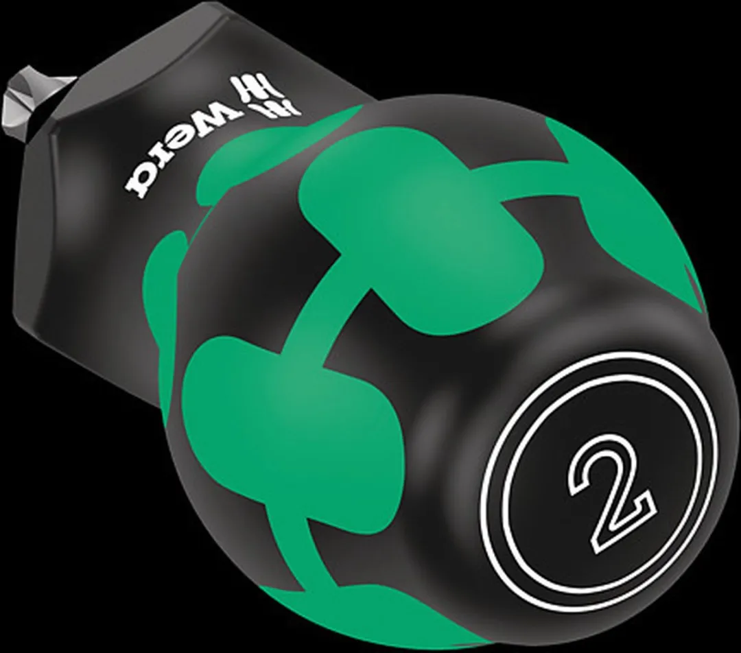 Wera Stubby Carburateurschroevendraaier 3.5x25mm - SL 3.5 - Groen/Zwart