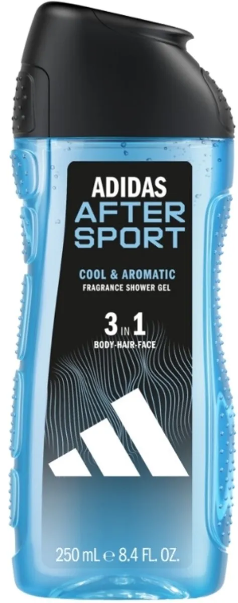 adidas After Sport Douchegel 250ml - 3 Stuks
