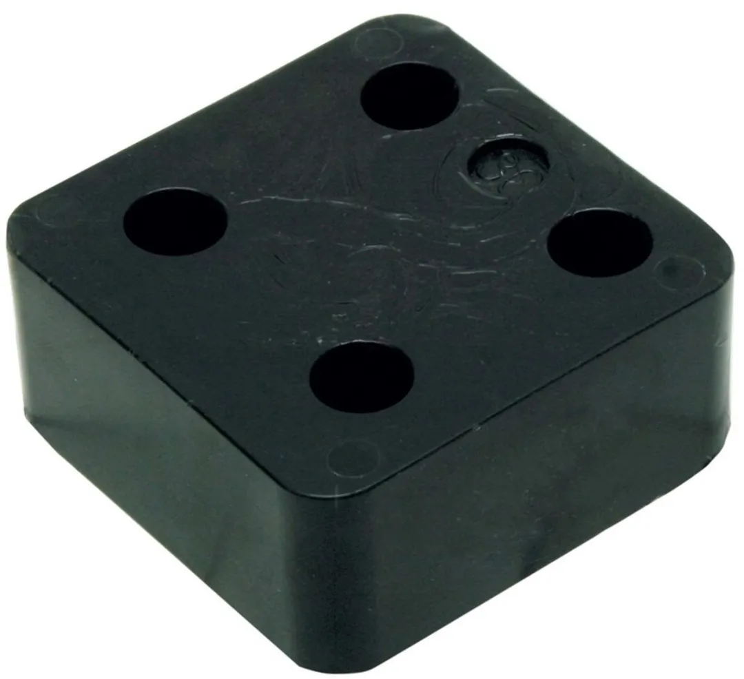 GB KS 34730 Drukplaat Zwart 30x70x70mm
