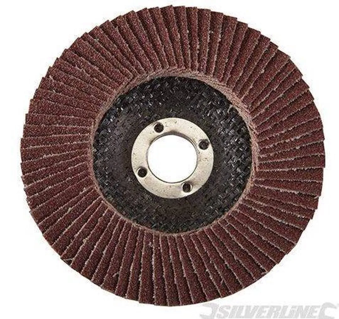 Silverline Lamellenschijf Aluminiumoxide Ø115mm - Korrel 60