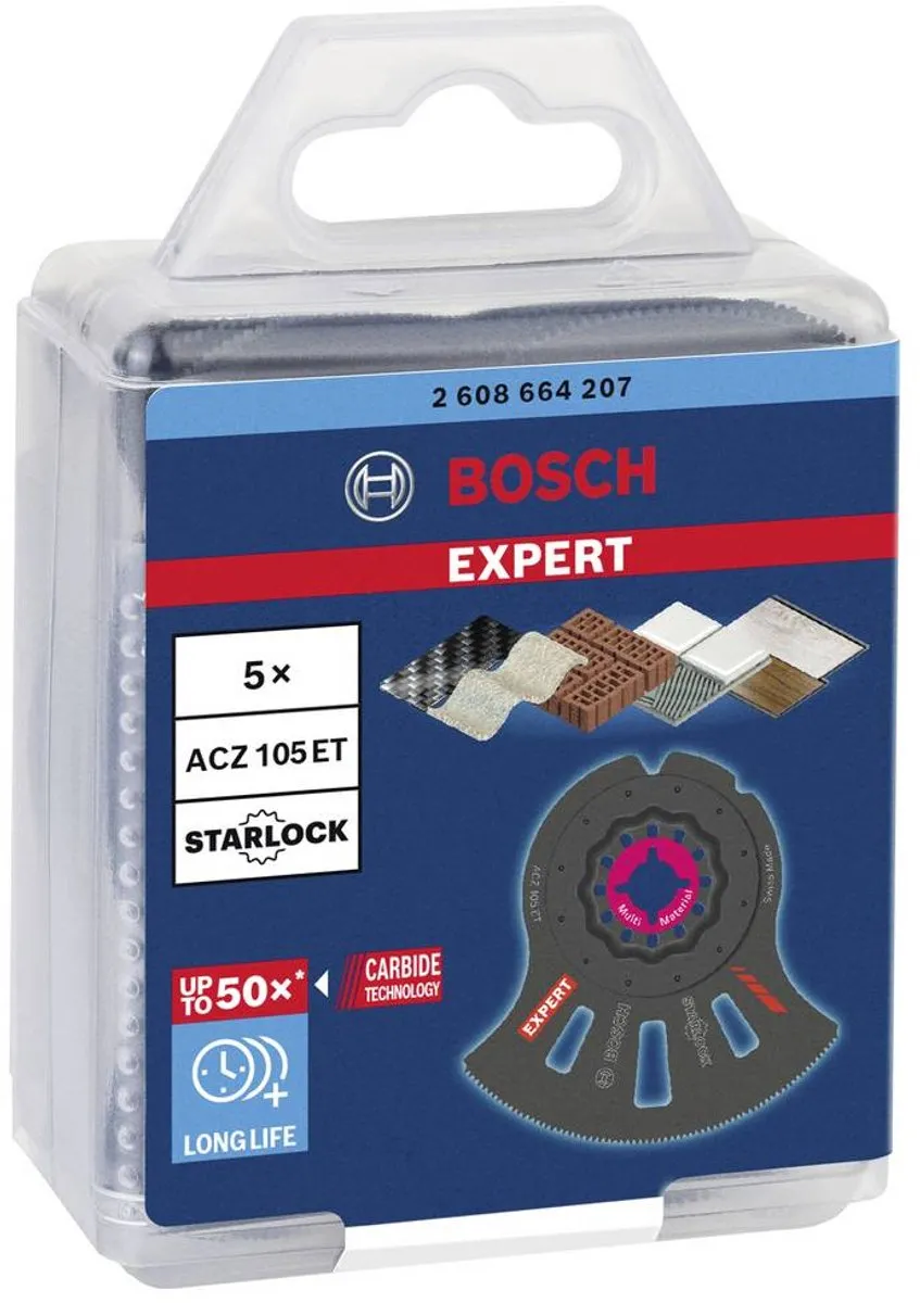 Bosch Professional ACZ 105 ET Segmentzaagblad - 5 Stuks - Multimateriaal