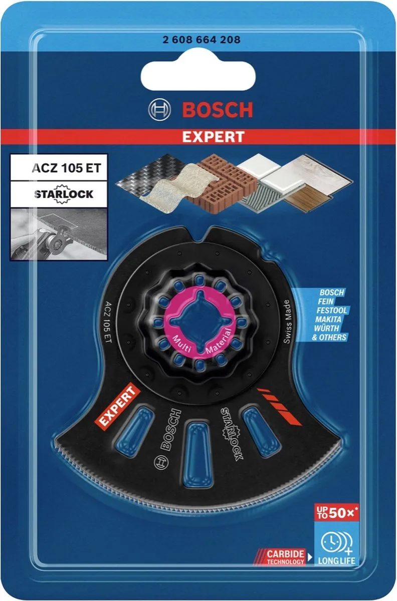 Bosch Professional ACZ 105 ET Segmentzaagblad - 5 Stuks - Multimateriaal