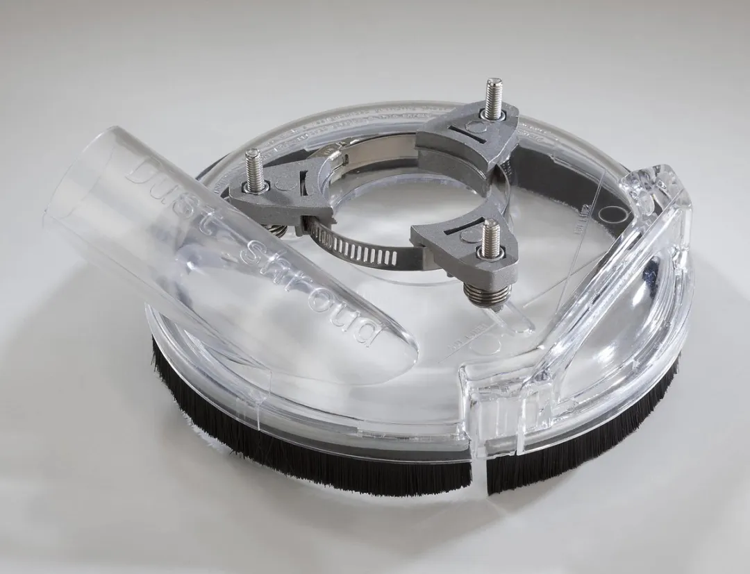 Westfalia Afzuigkap 125mm voor Hoekslijpmachines - 2 Adapters