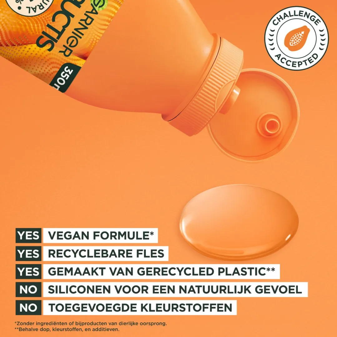 Garnier Fructis Hair Food Papaya Shampoo 350ml