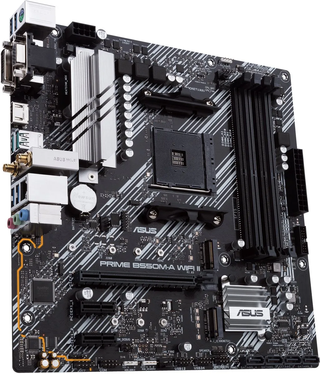 ASUS PRIME B550M-A WIFI II Moederbord - AM4 - afbeelding 6 van 6