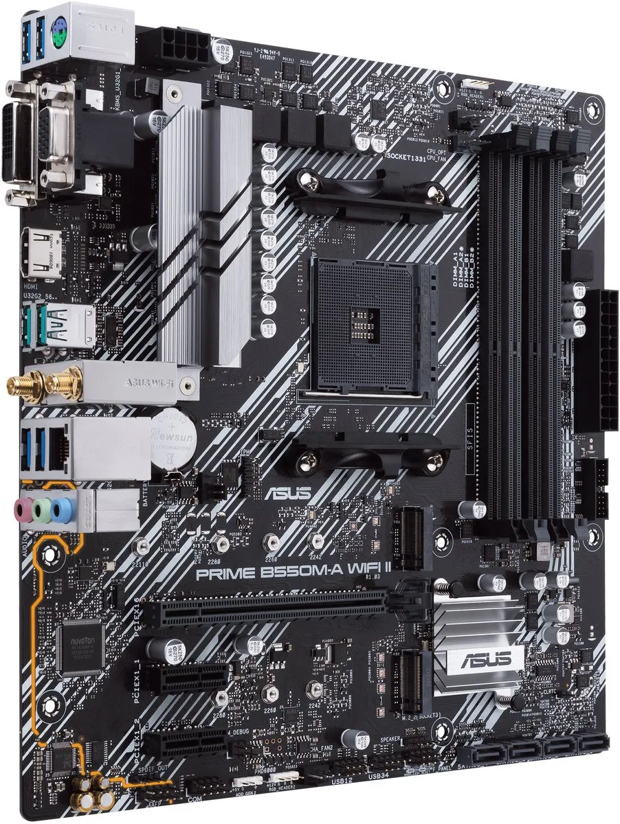 ASUS PRIME B550M-A WIFI II Moederbord - AM4