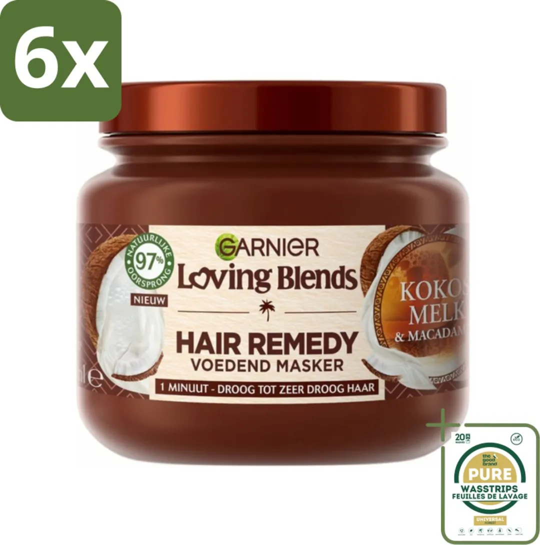 Garnier Loving Blends Haarmasker Kokosmelk & Macadamia 340ml