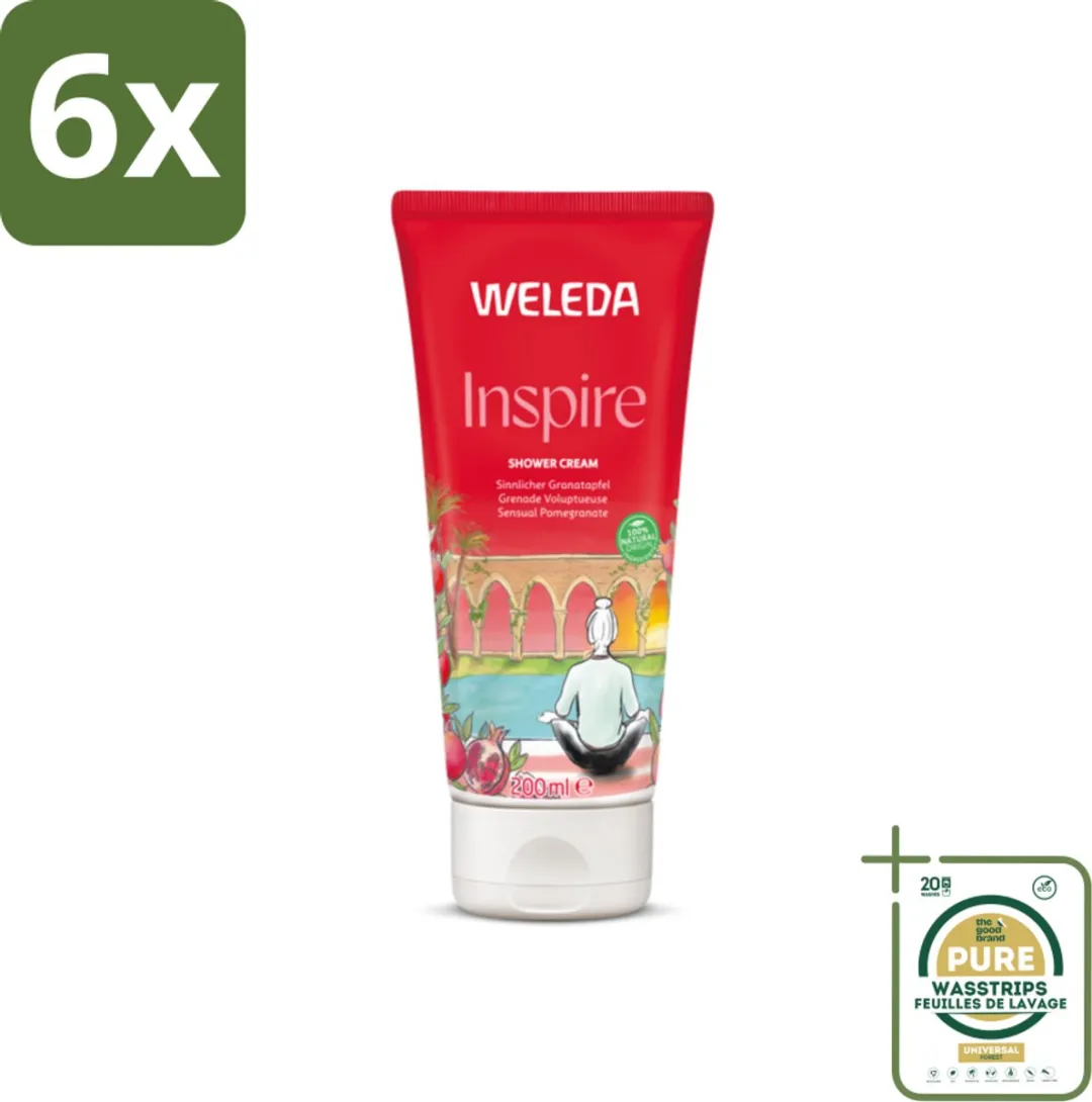Weleda Douchecrème Granada Inspire Granaatappel 200ml