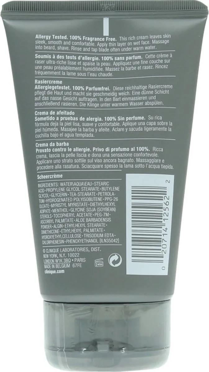 Clinique for Men Scheercrème 125ml - afbeelding 6 van 6
