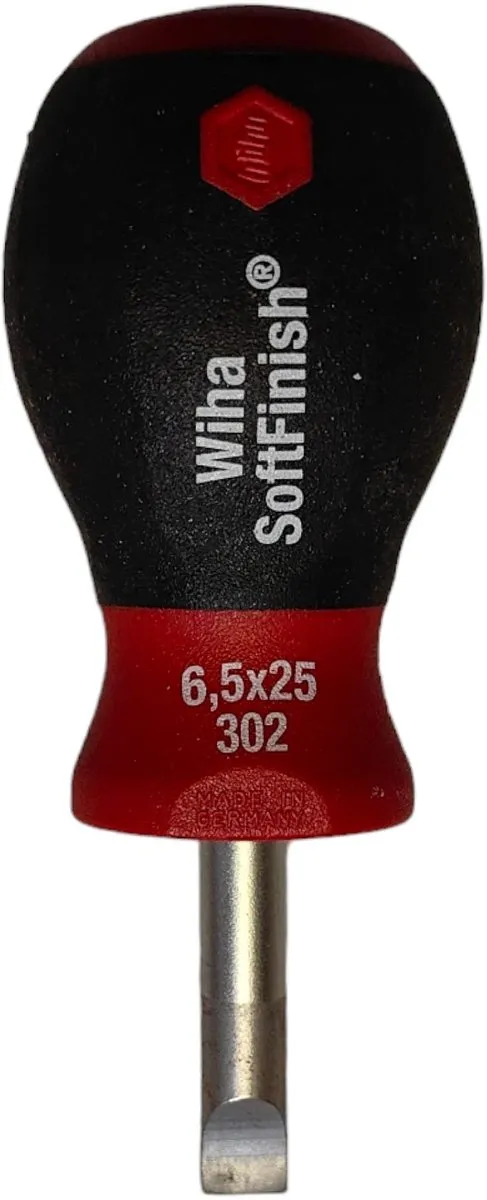 Wiha Stubby Schroevendraaier 6.5mm x 25mm