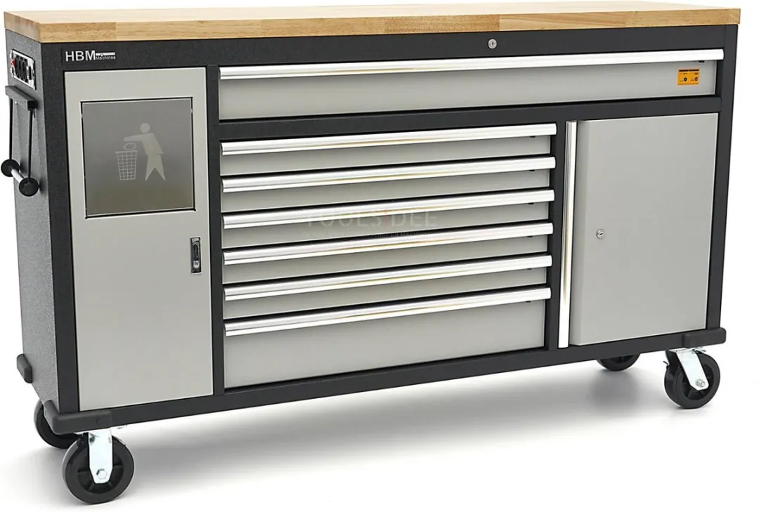 HBM 168cm Verrijdbare Gereedschapswagen