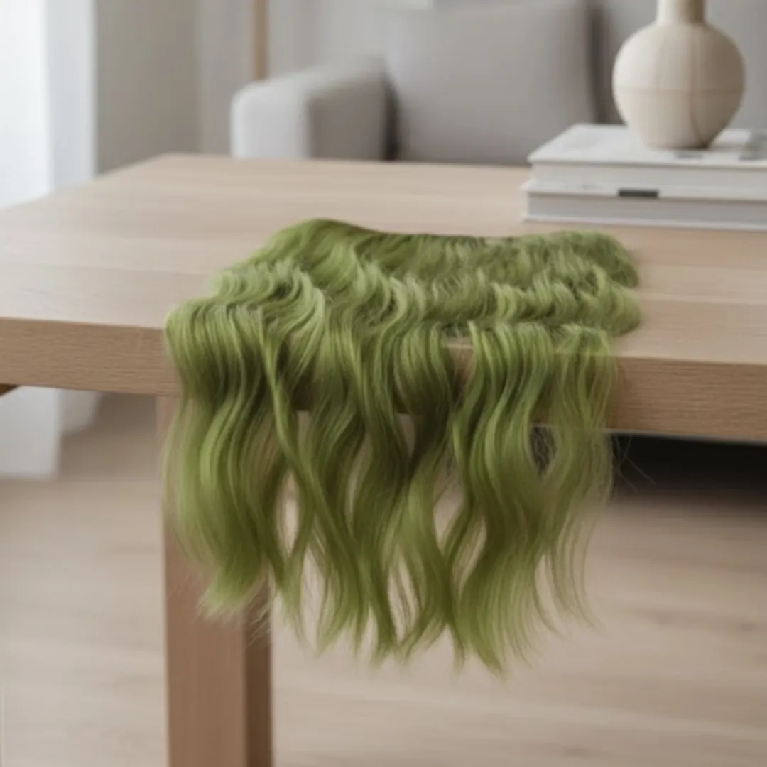 NuveX Haar Extensie Clip - Groen Ombre - 1 Stuk