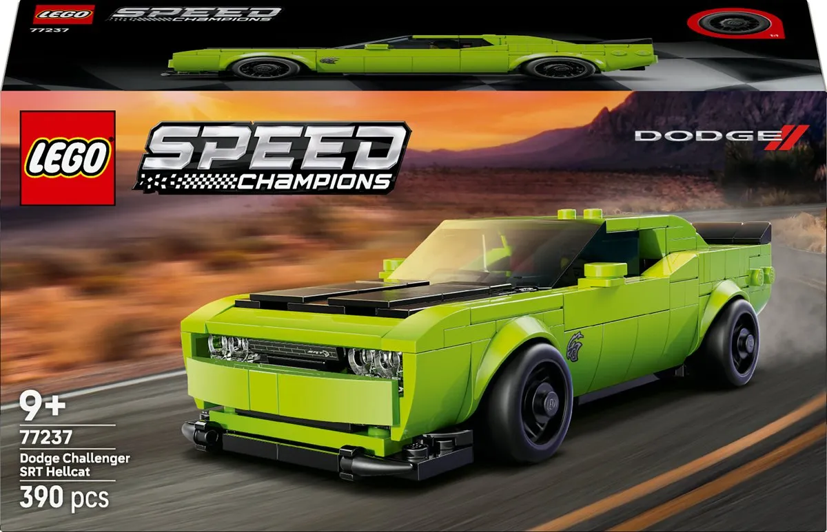 LEGO Speed Champions Dodge Challenger SRT Hellcat 77237 - 390 Stukken - Multicolor