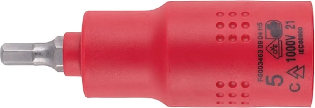 Würth VDE Geïsoleerde Dopsleutel 1/2" 5mm