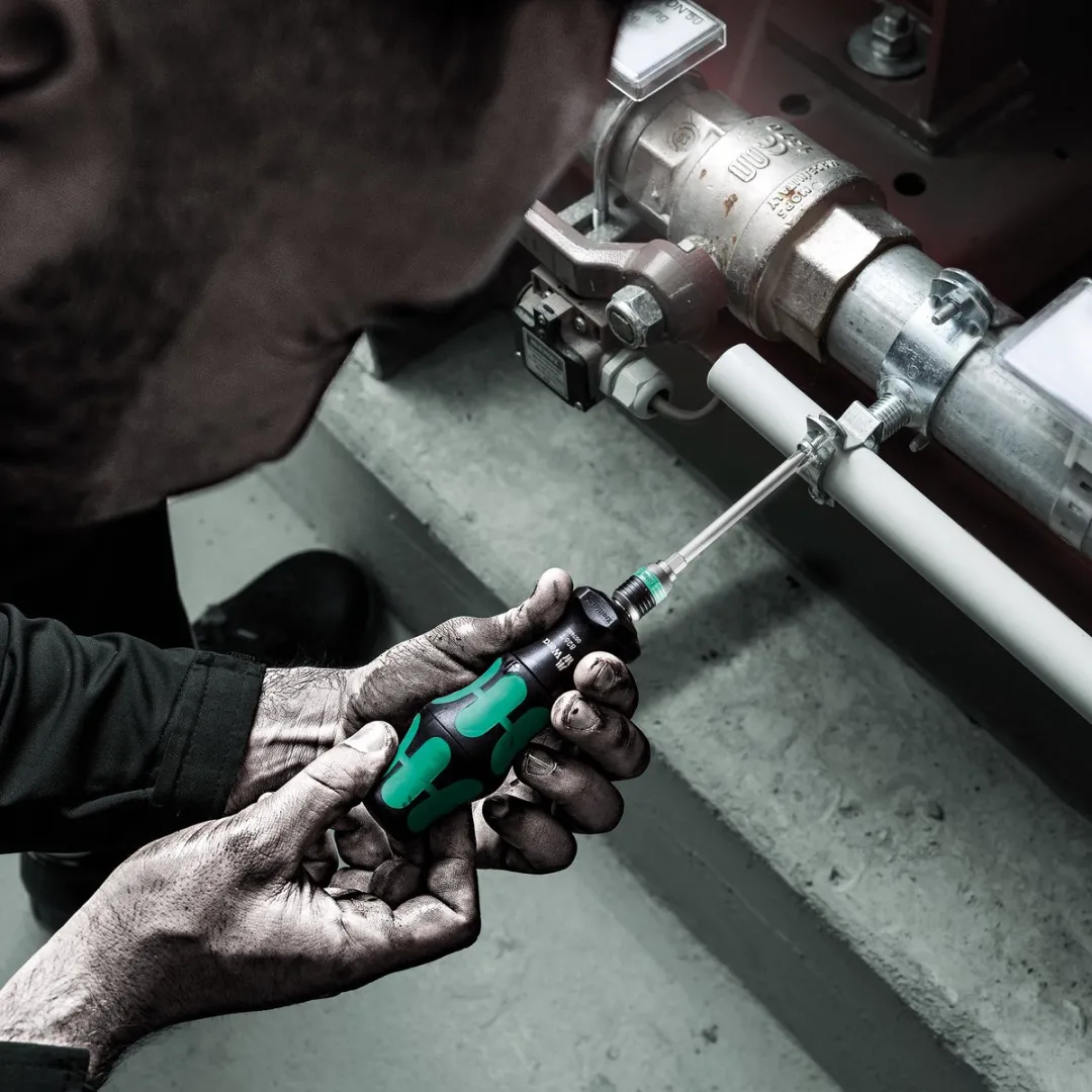 Wera Kraftform Turbo Rapidaptor Handbithouder 1/4" - Groen