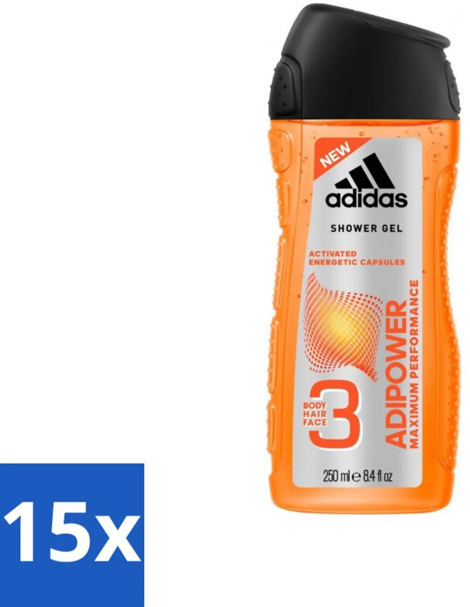 adidas 3-in-1 Douchegel Adipower Maximum Performance