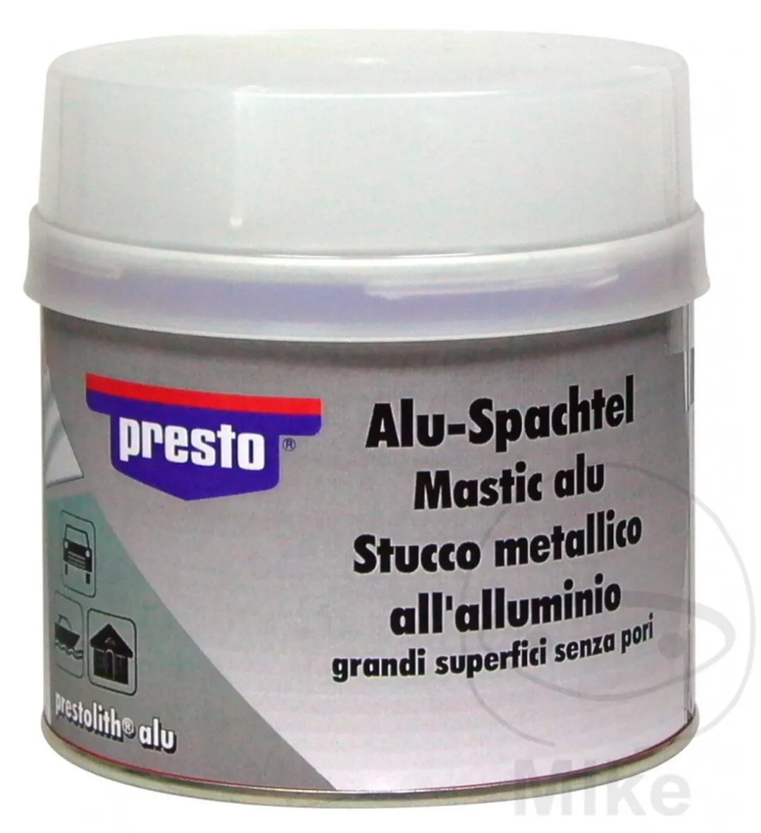 Spatule en m�tal 2K 250G Alu avec durcisseur PRESTOLITH