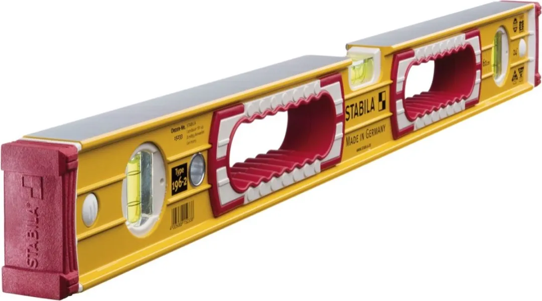 Stabila Type 196-2 15233 Metalen Waterpas 61cm - 3 Libellen