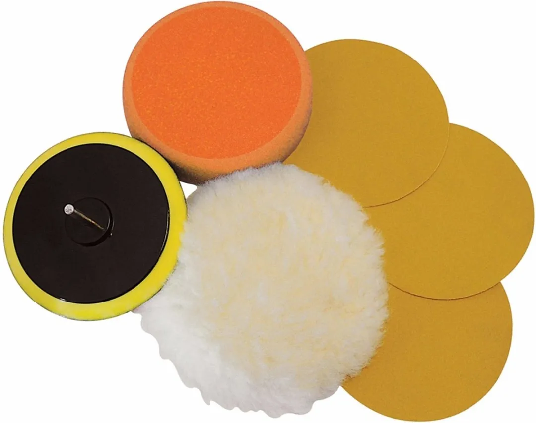 Silverline Schuur- en Polijstset 6-delig 125mm