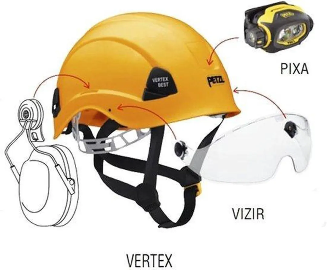 Petzl Vertex Vent veiligheidshelm geventileerd - Hi-Vis geel