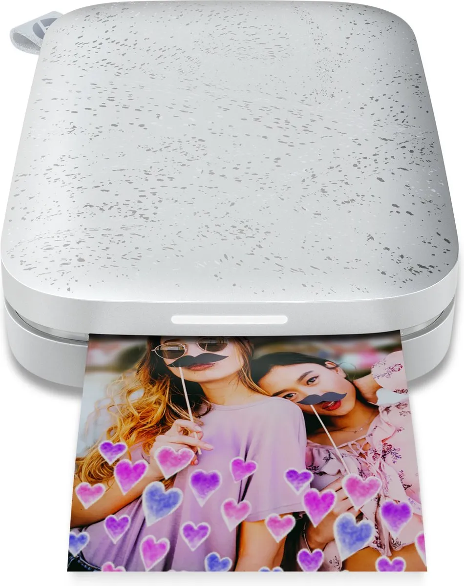 HP Sprocket New Edition Fotoprinter - Luna Pearl - Wit
