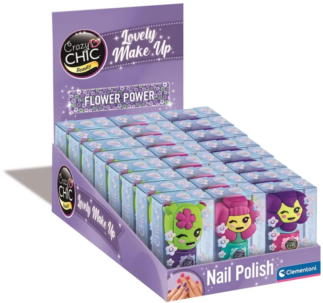 Clementoni Crazy Chic Lovely Nagellak Flower Power