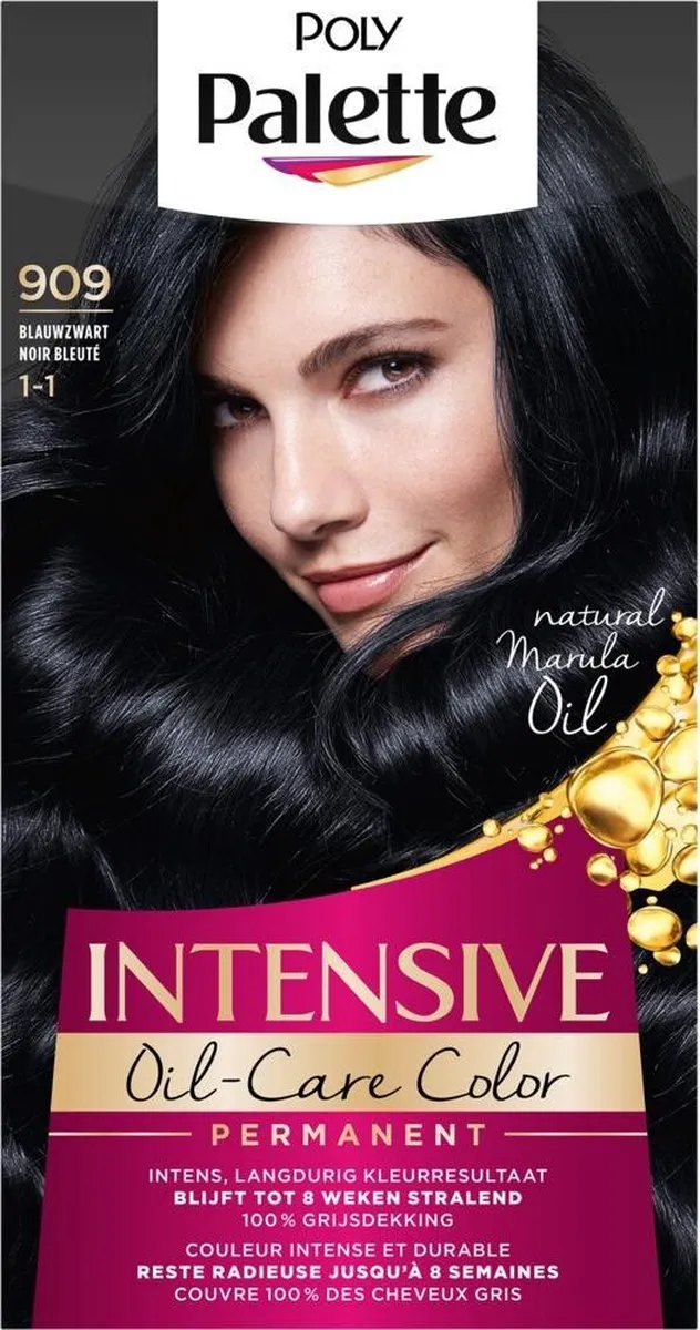Schwarzkopf Poly Palette Haarverf 909 Blauwzwart