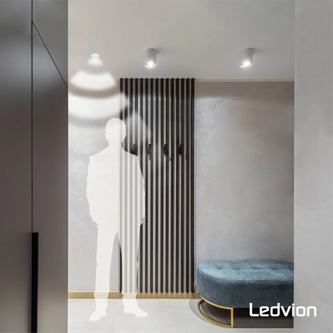 Ledvion Bewegingsmelder Inbouw Wit - IP65 360° 8m - afbeelding 6 van 6