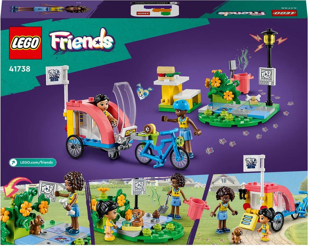 LEGO Friends Hondenreddingsfiets 41738 - Multicolor