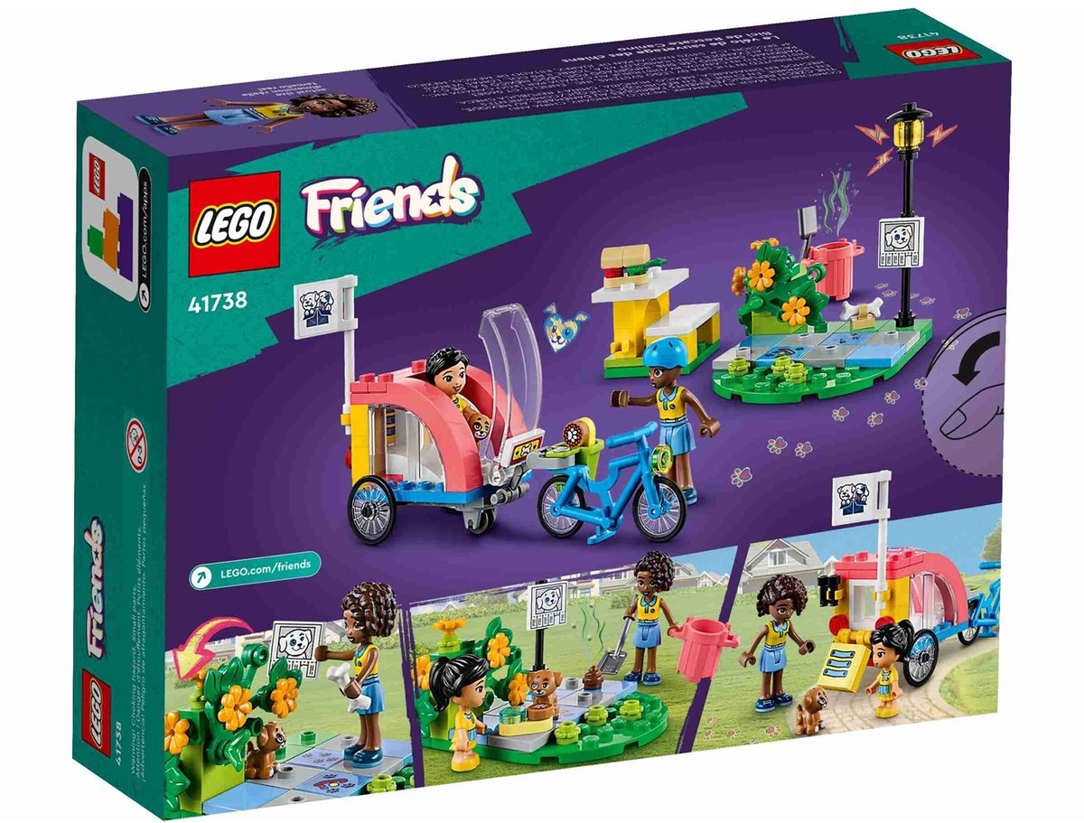 LEGO Friends Honden reddingsfiets Speelgoed met Puppy en Minipoppetjes - 41738