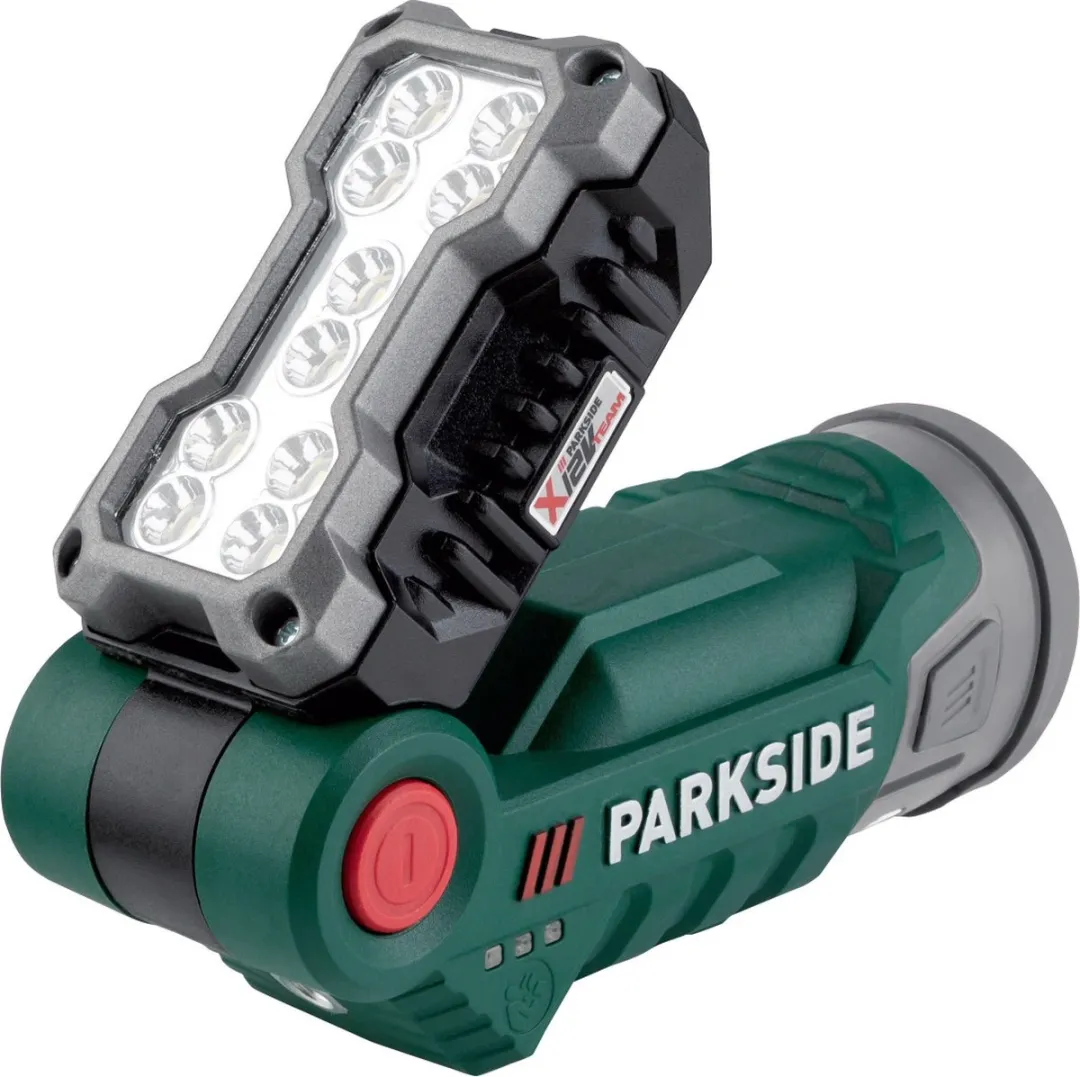 Parkside Accu-werklamp 12V - 10 LED Groen