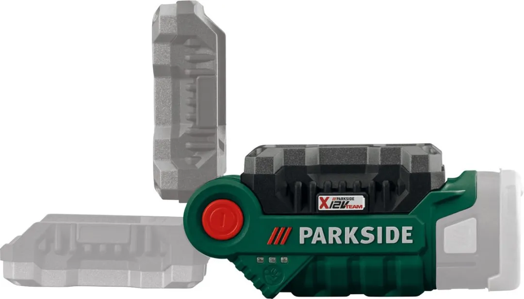 Parkside Accu-werklamp 12V - 10 LED Groen