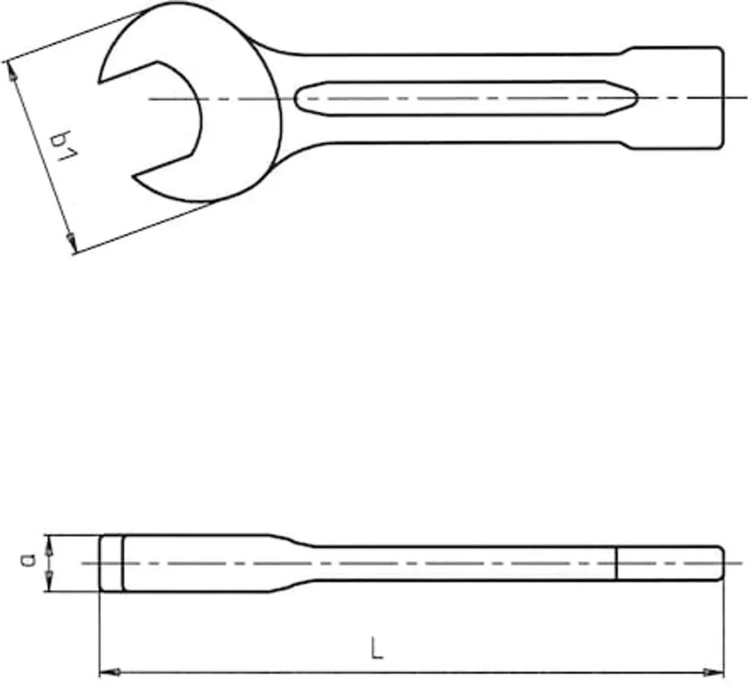 Würth Slagsteeksleutel 70mm Metrisch