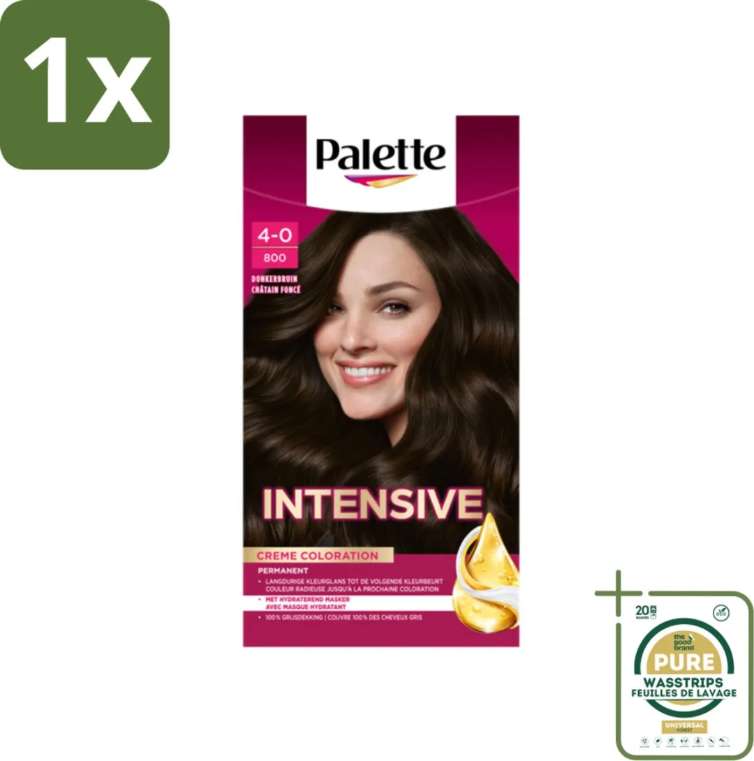 Schwarzkopf Palette Intensive Oil-Care 800 Donkerbruin Haarverf