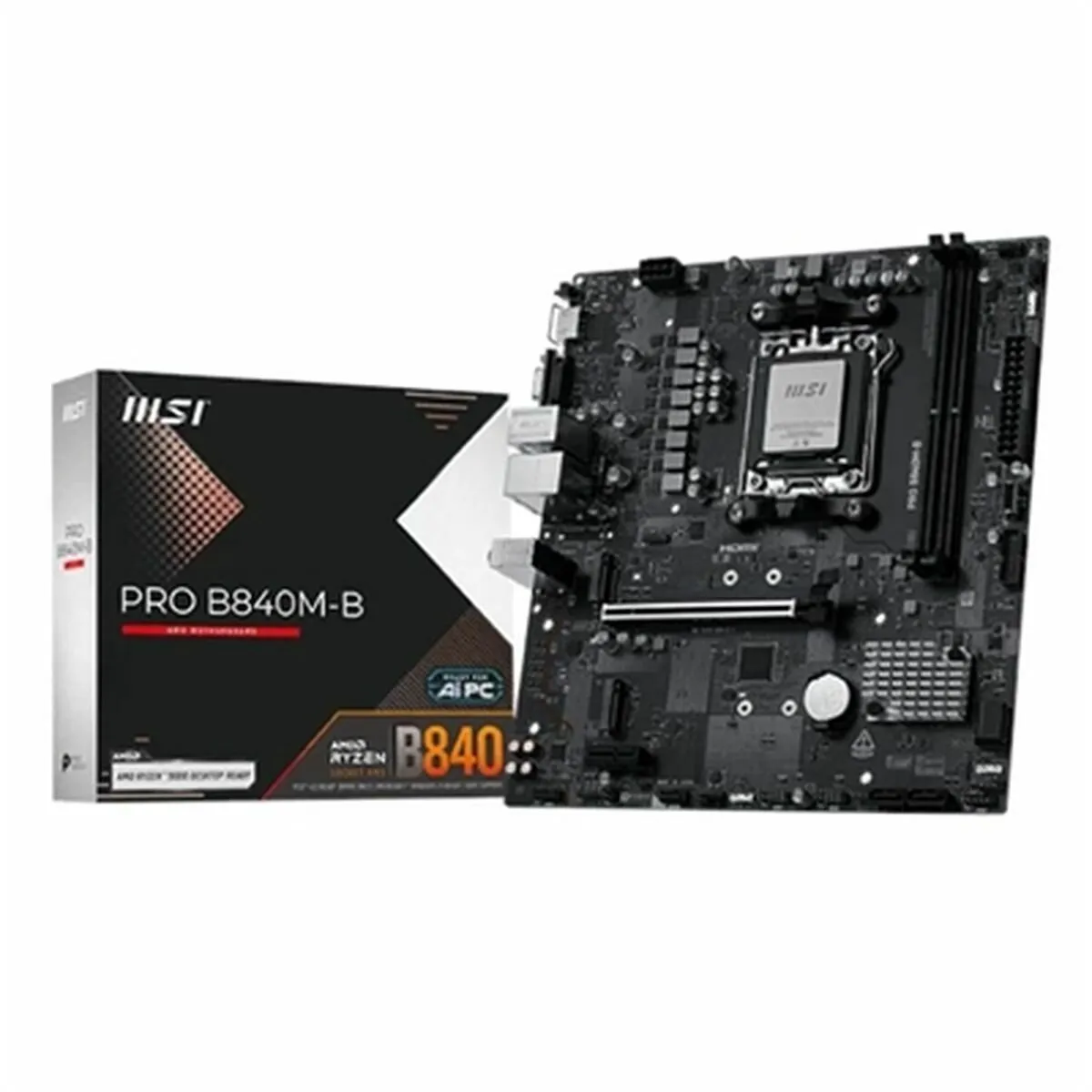 MSI PRO B840M-B AM5 Micro-ATX Moederbord