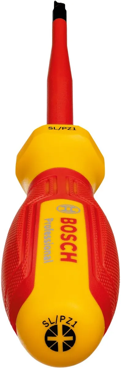 Bosch Professional VDE Schroevendraaier SL/PZ 1 - Geel/Rood