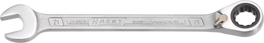 Hazet 606-21 Ratel-ring-steeksleutel 21mm