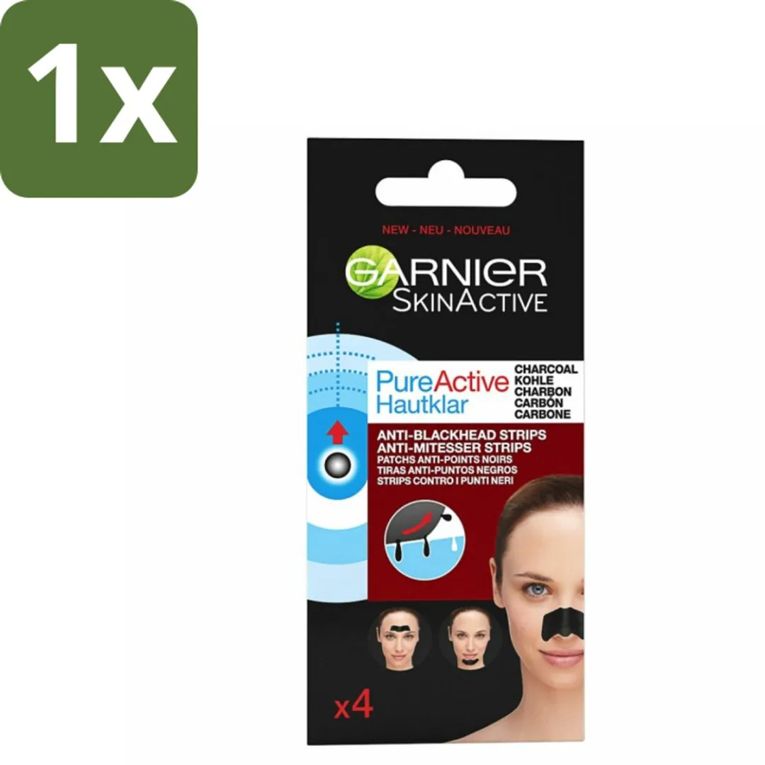 Garnier Pure Active Anti-Mee-Eters Strips Charcoal