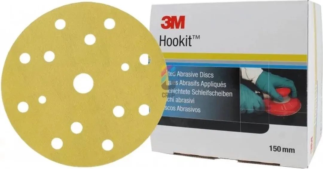 3M 50445 Hookit Schuurschijven 150mm P120 - 100 Stuks
