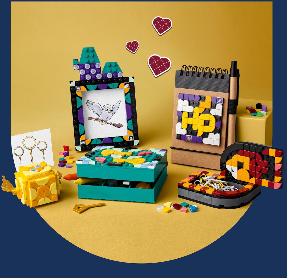 LEGO DOTS Harry Potter Zweinstein Bureaukit Knutselset - 41811