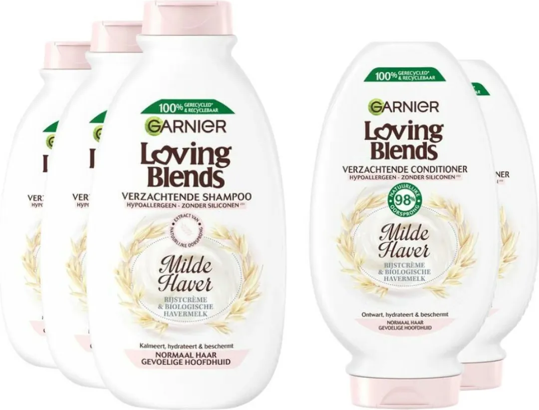 Garnier Loving Blends Milde Haver Shampoo & Conditioner Duo