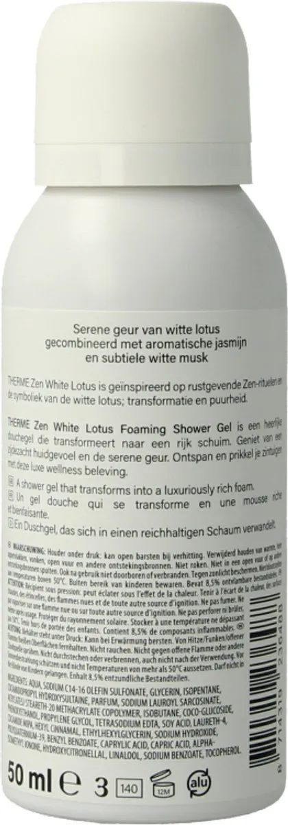 Therme Zen White Lotus Douchegel 50ml