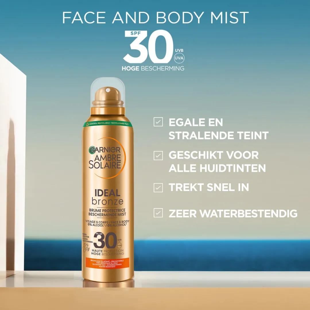 Garnier Ambre Solaire Ideal Bronze Mist SPF30 150ml