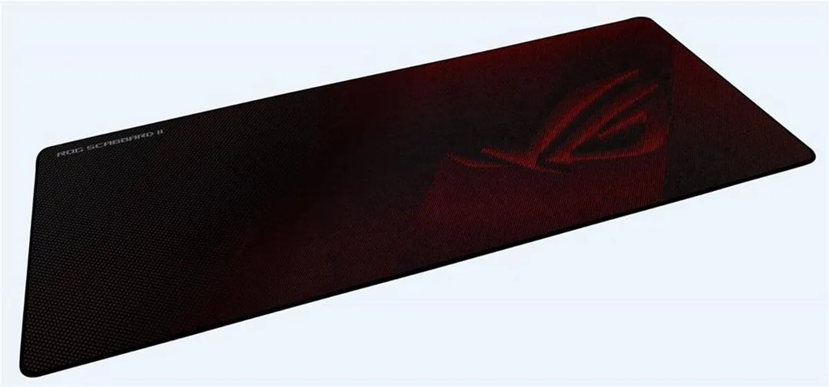 ASUS ROG Scabbard II Gaming Muismat - Zwart/Rood