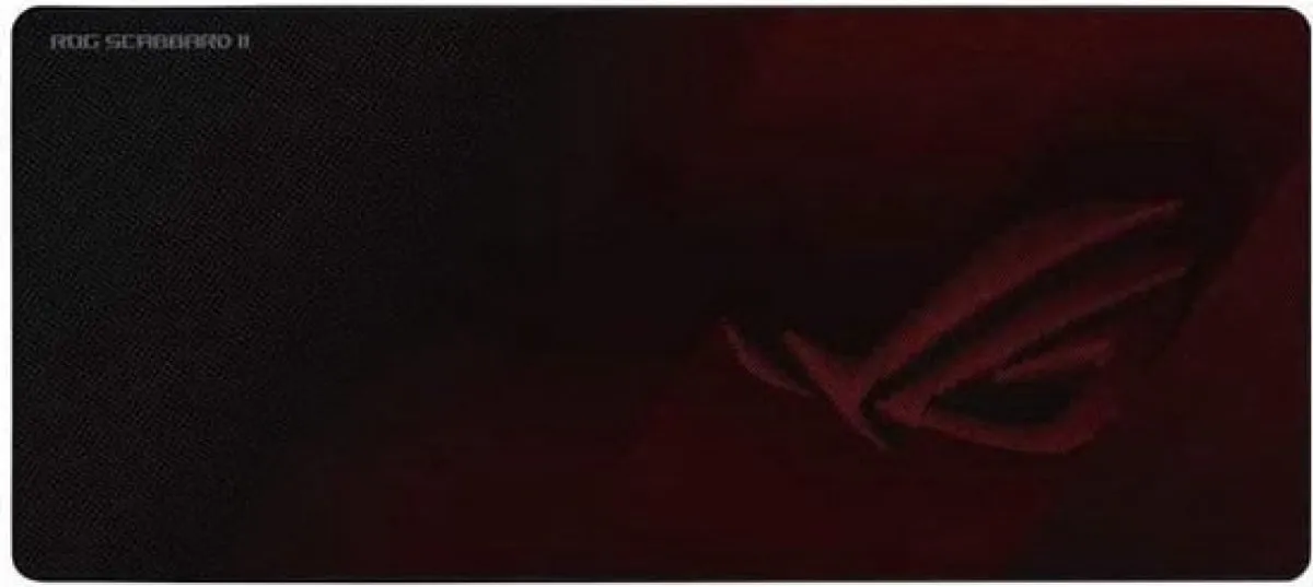 ASUS ROG Scabbard II Gaming Muismat - Zwart/Rood