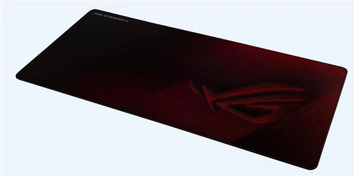 ASUS ROG Scabbard II Gaming Muismat - Zwart/Rood